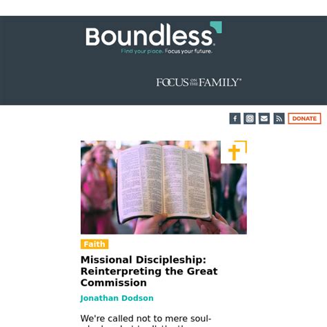 boundless focus on the family